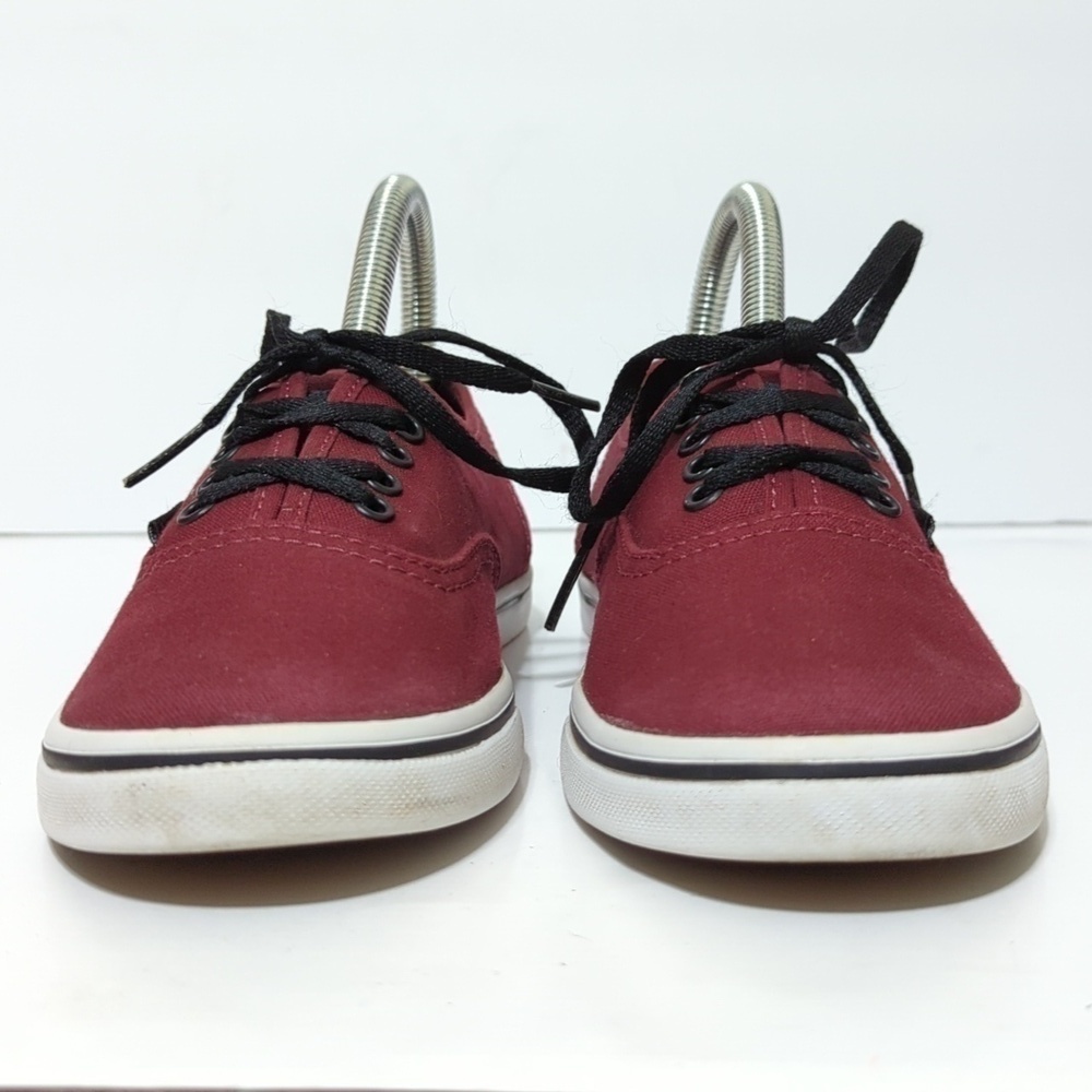 Vans off the wall burgendy red athletic sneaker women's size 6.5 men's 5 - Picture 9 of 14